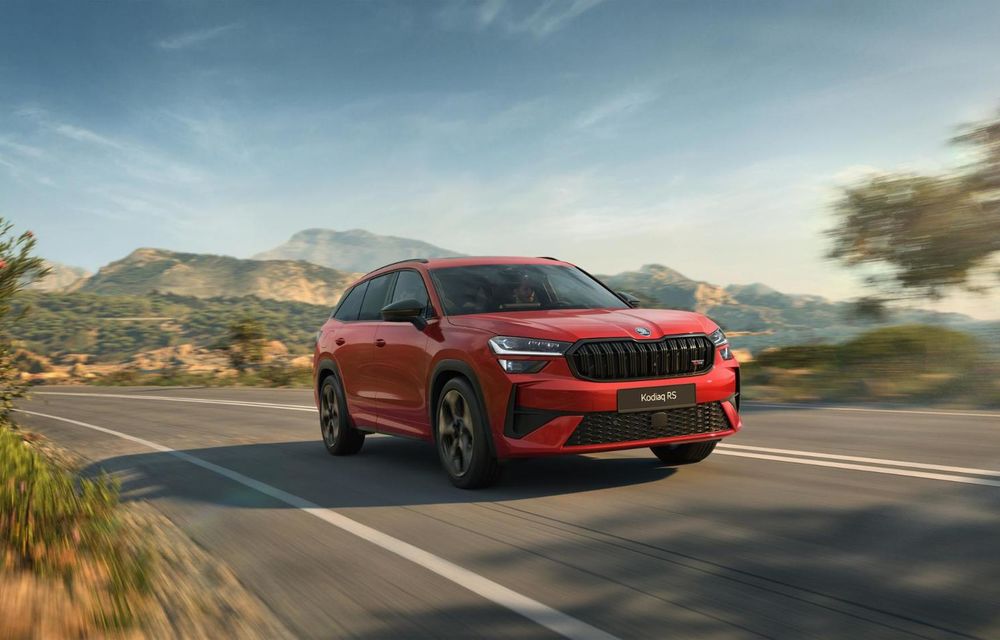 Noua Skoda Kodiaq RS: versiune de performanță cu motor de 265 CP - Poza 1