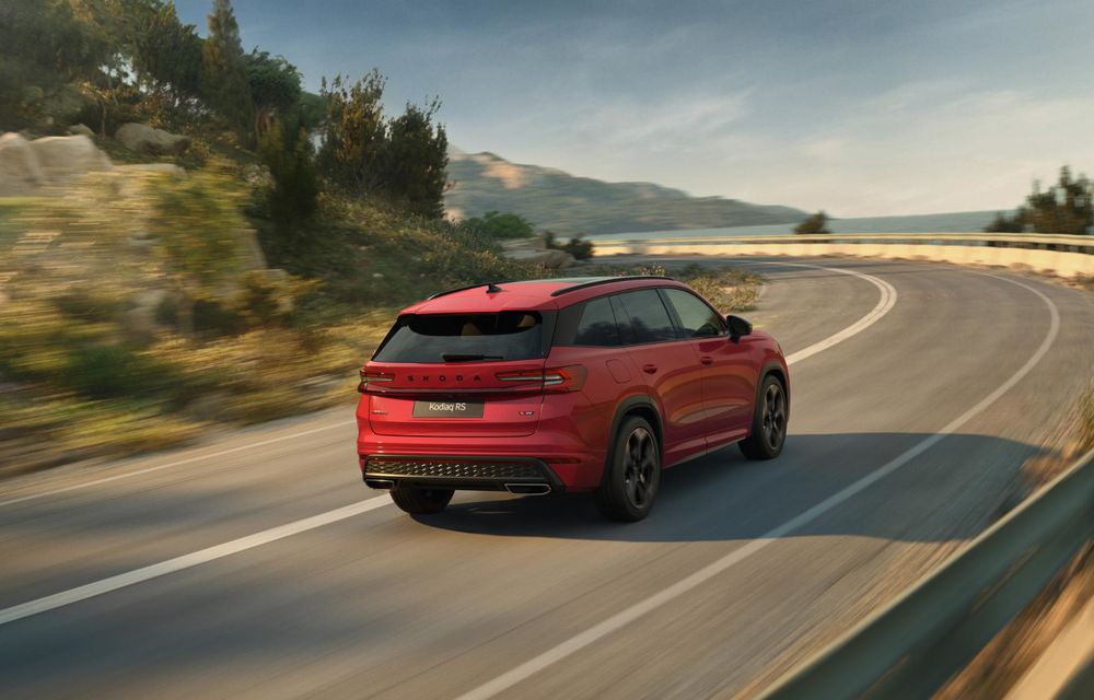 Noua Skoda Kodiaq RS: versiune de performanță cu motor de 265 CP - Poza 4