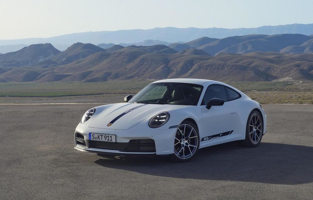 Noul Porsche 911 Carrera T facelift: exclusiv cu o cutie manuală - Poza 1