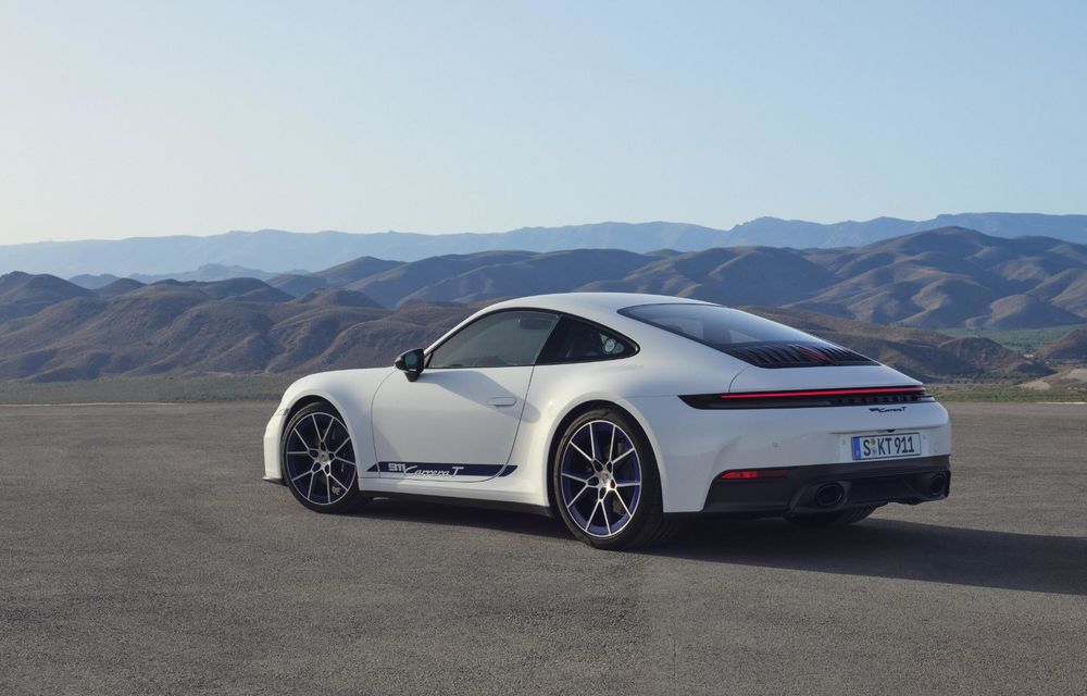 Noul Porsche 911 Carrera T facelift: exclusiv cu o cutie manuală - Poza 6