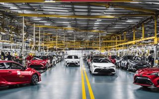 Toyota: producția și vânzările scad pentru a opta lună consecutiv