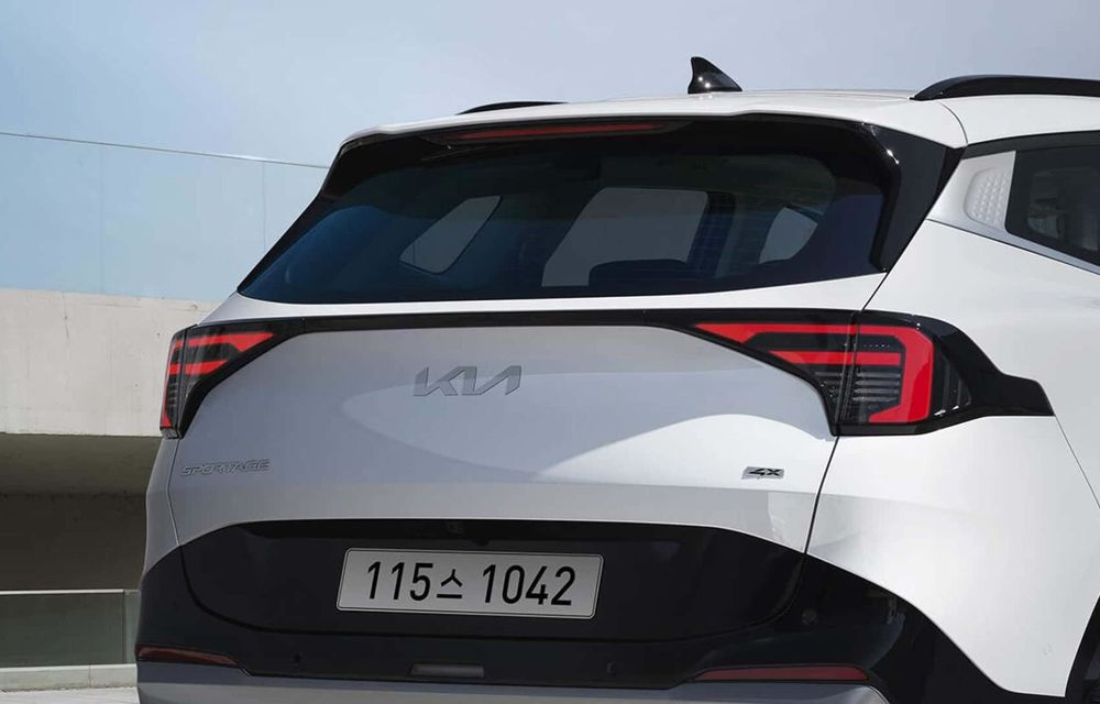 Noua Kia Sportage facelift: design frontal nou și motor hibrid mai puternic - Poza 6