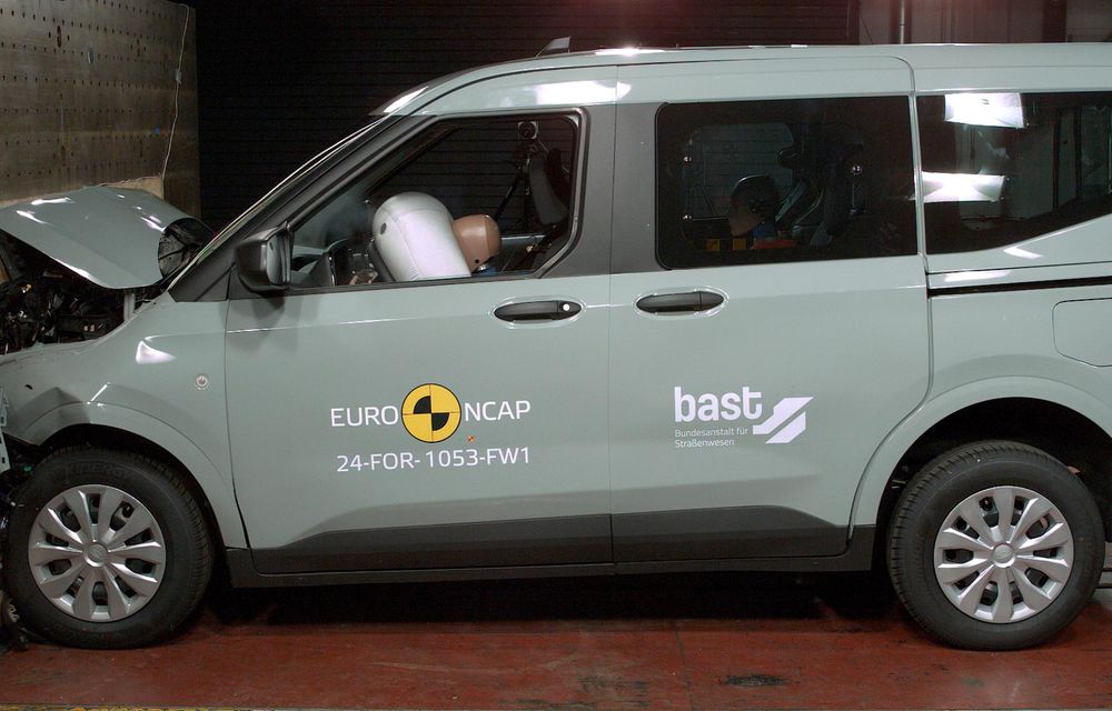 Noi teste Euro NCAP: 3 stele pentru Ford Tourneo Courier, produs în România - Poza 2