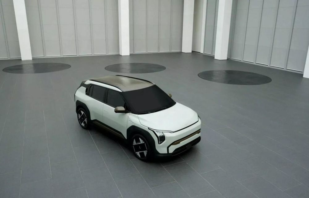 Kia prezintă un prototip al lui EV3 cu materiale ecologice din mere și ciuperci - Poza 2