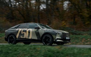 Primele imagini cu un nou SUV coupe electric DS: promite autonomie de 750 km