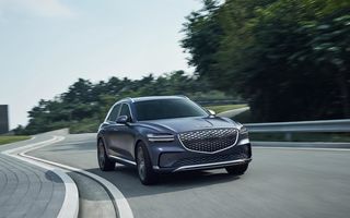 Noul Genesis GV70 Electrified facelift: exterior revizuit și ecran nou de 27 de inch