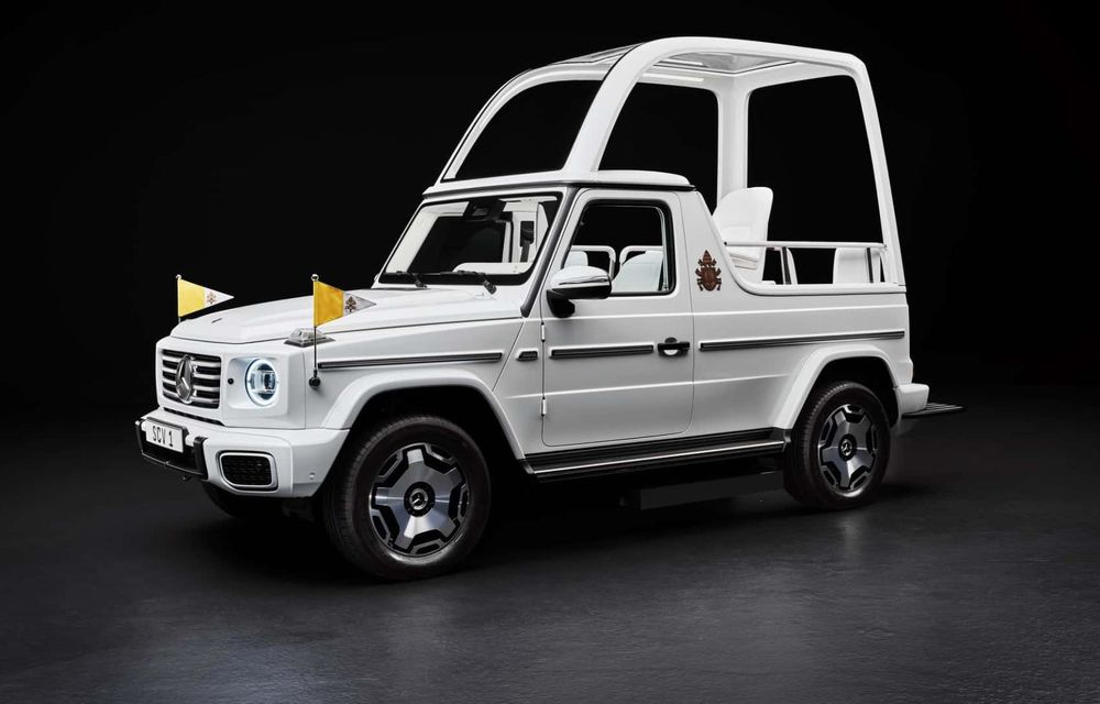 Noul Papamobil este un Mercedes-Benz Clasa G electric - Poza 2