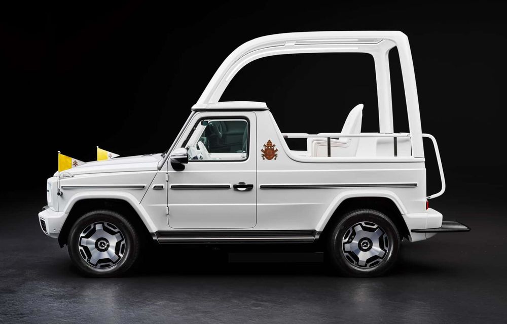 Noul Papamobil este un Mercedes-Benz Clasa G electric - Poza 4