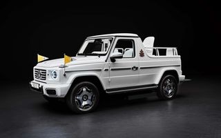 Noul Papamobil este un Mercedes-Benz Clasa G electric