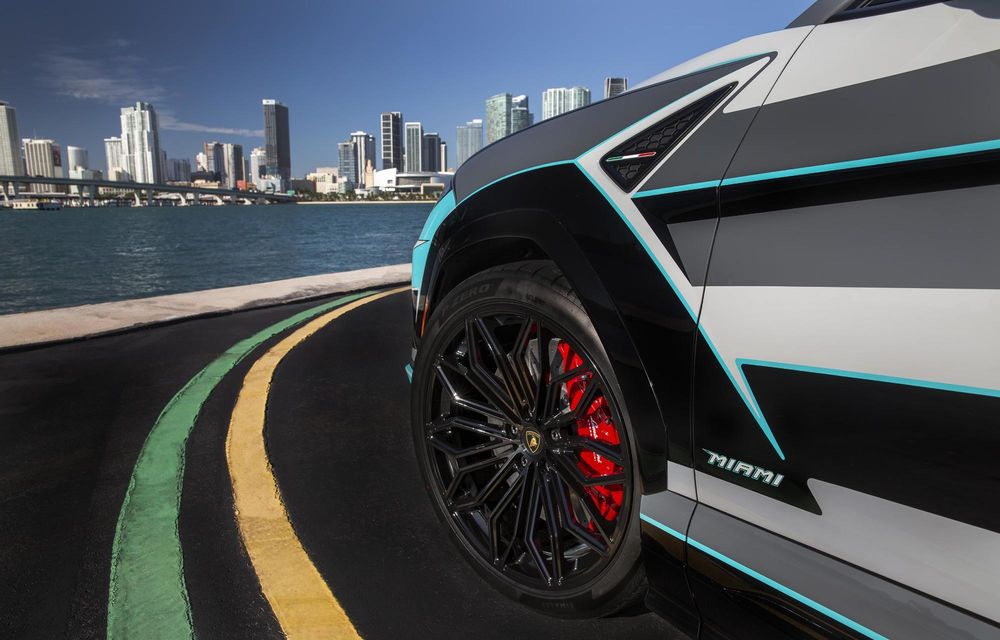 Încă un exemplar unicat Lamborghini Urus: inspirat de atmosfera din Miami - Poza 24