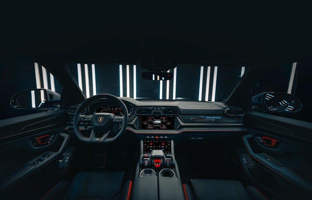 Încă un exemplar unicat Lamborghini Urus: inspirat de atmosfera din Miami - Poza 31