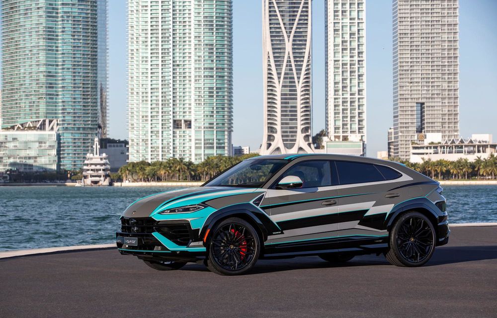 Încă un exemplar unicat Lamborghini Urus: inspirat de atmosfera din Miami - Poza 8