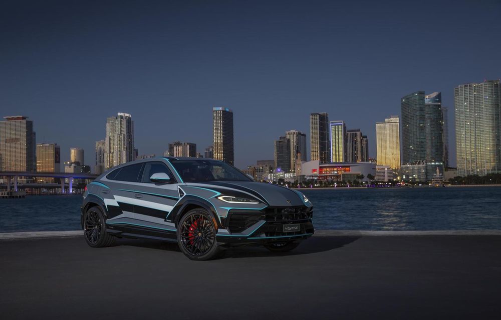 Încă un exemplar unicat Lamborghini Urus: inspirat de atmosfera din Miami - Poza 1