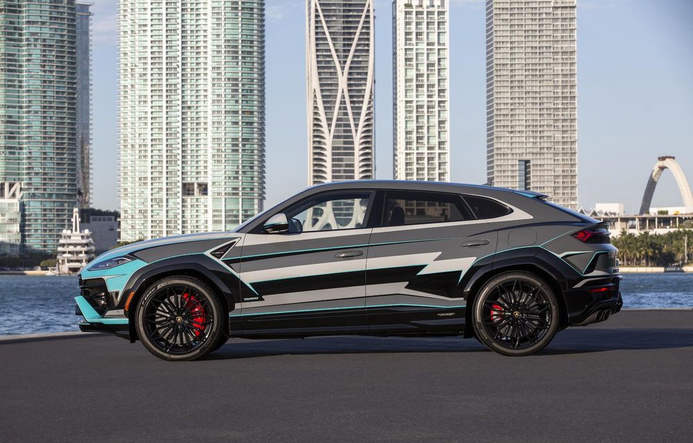 Încă un exemplar unicat Lamborghini Urus: inspirat de atmosfera din Miami - Poza 13