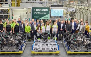 Skoda: 5 milioane motoare Volkswagen EA 211 produse în Cehia