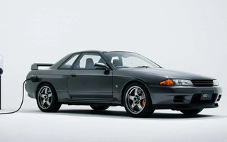 Nissan Skyline GT-R R32, transformat în mașină electrică