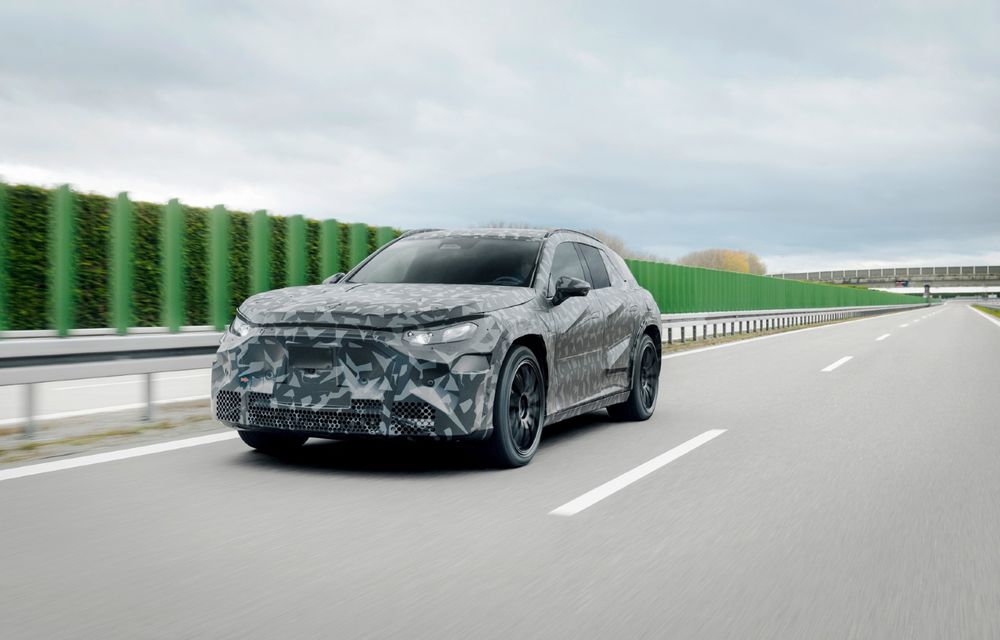 Prima imagine cu viitorul SUV de performanță electric Mercedes-AMG - Poza 1