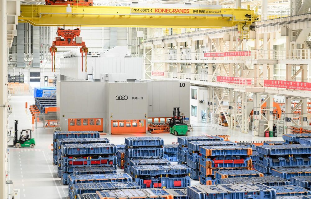 Audi: A început producția de mașini electrice la noua uzină din China - Poza 10