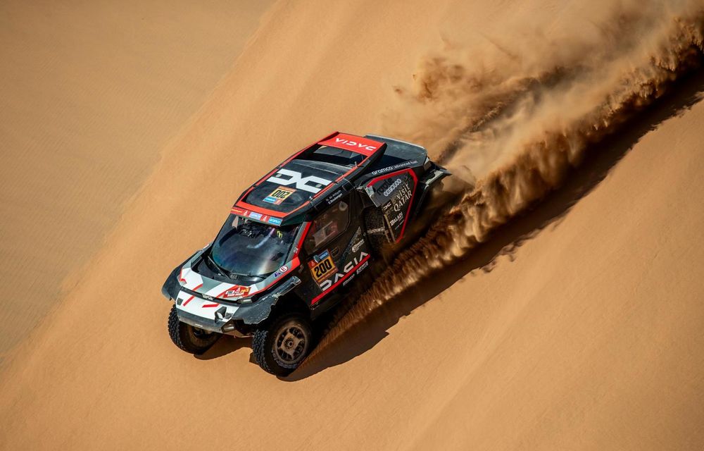 Dakar 2025: Dacia urcă pe locul 2 în prima parte a probei de 48 de ore. Probleme tehnice pentru Loeb - Poza 1