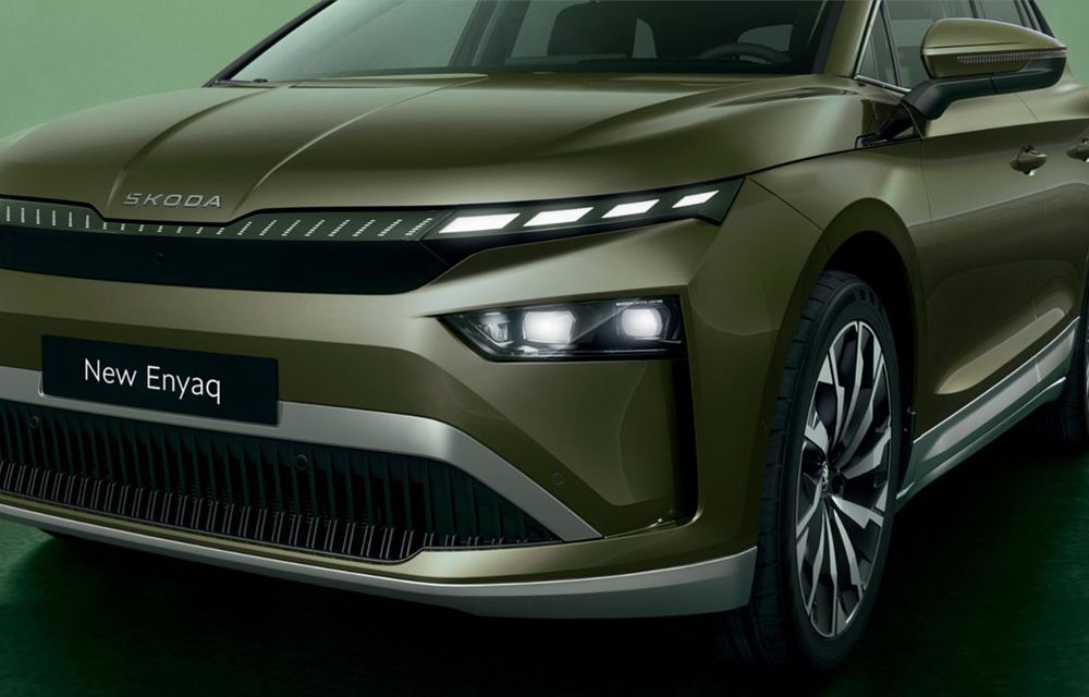 Noua Skoda Enyaq facelift: design revizuit și autonomie mai mare - Poza 28