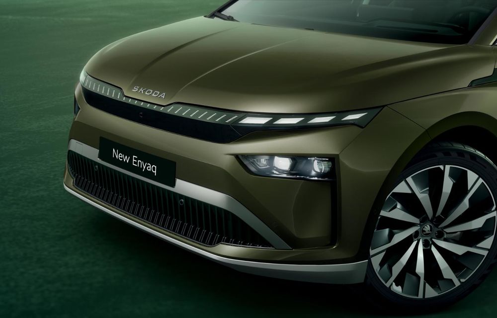 Noua Skoda Enyaq facelift: design revizuit și autonomie mai mare - Poza 30