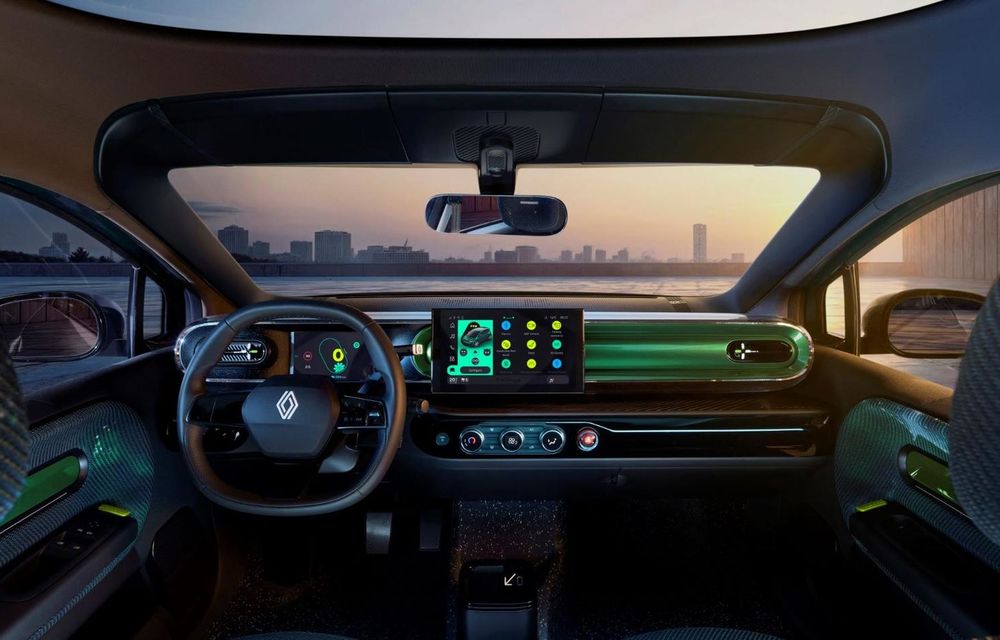 Primele imagini cu interiorul noului Renault Twingo electric - Poza 1