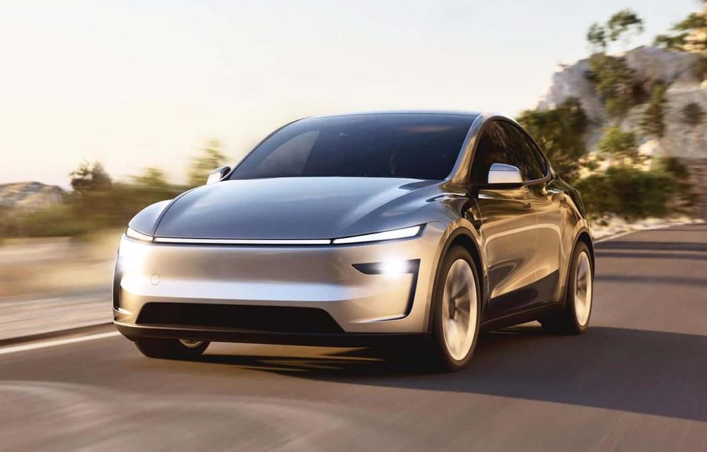 Noua Tesla Model Y facelift: design mai ascuțit și autonomie mărită - Poza 1