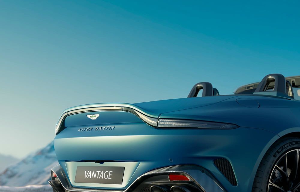 Noul Aston Martin Vantage Roadster facelift: decapotabilă cu motor V8 de 665 CP - Poza 19