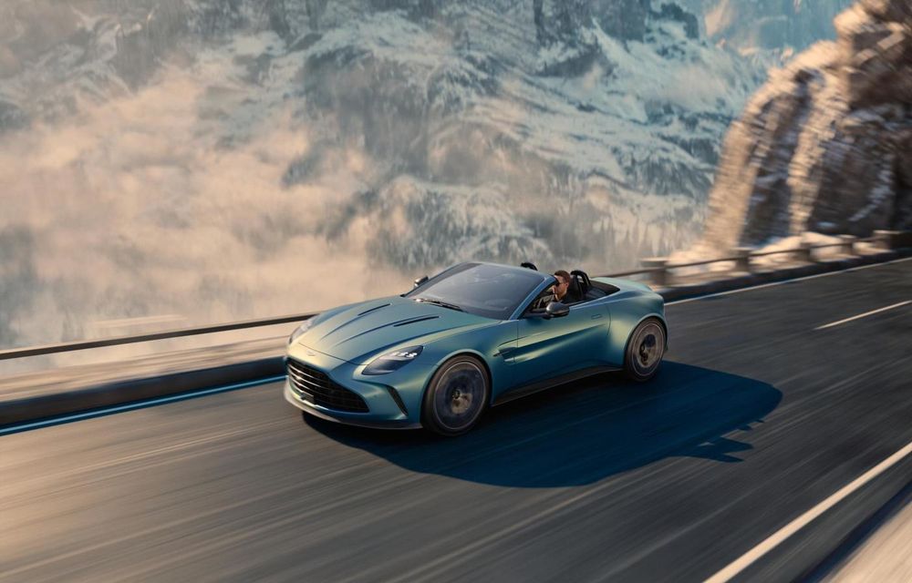 Noul Aston Martin Vantage Roadster facelift: decapotabilă cu motor V8 de 665 CP - Poza 1