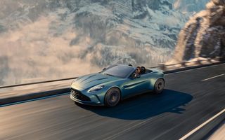 Noul Aston Martin Vantage Roadster facelift: decapotabilă cu motor V8 de 665 CP