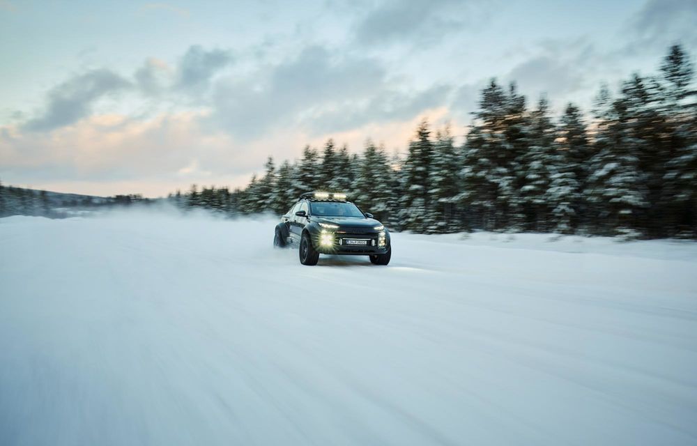 Spirit de aventură: Audi Q6 e-tron, transformat în mașină de teren - Poza 4