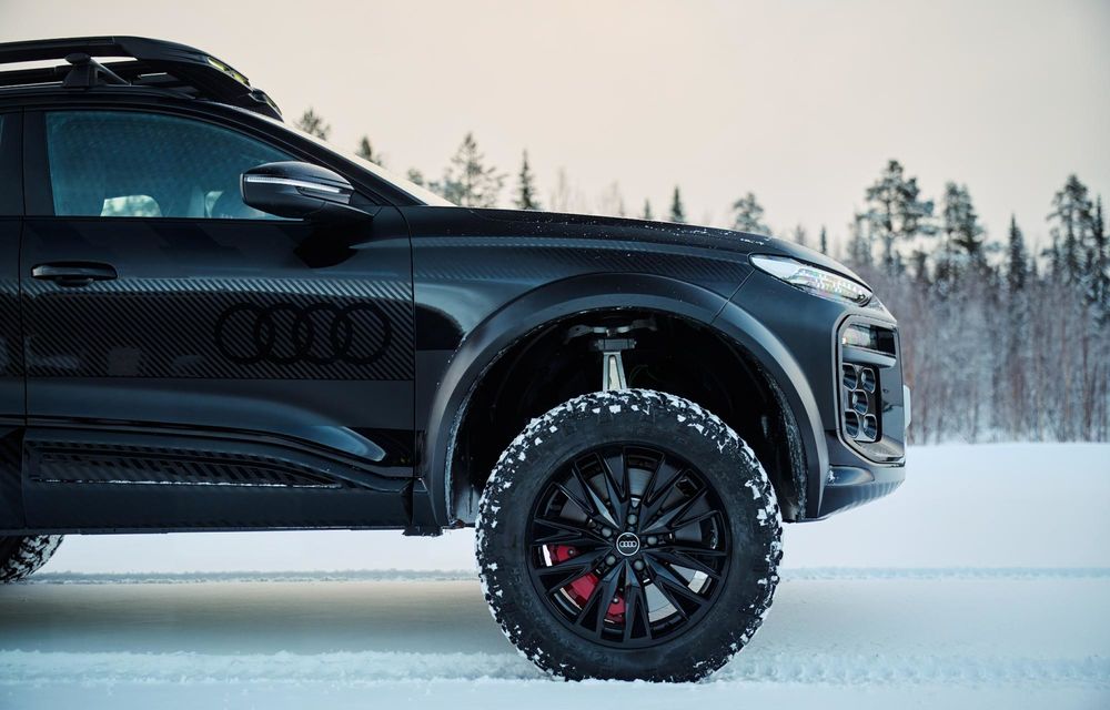 Spirit de aventură: Audi Q6 e-tron, transformat în mașină de teren - Poza 8