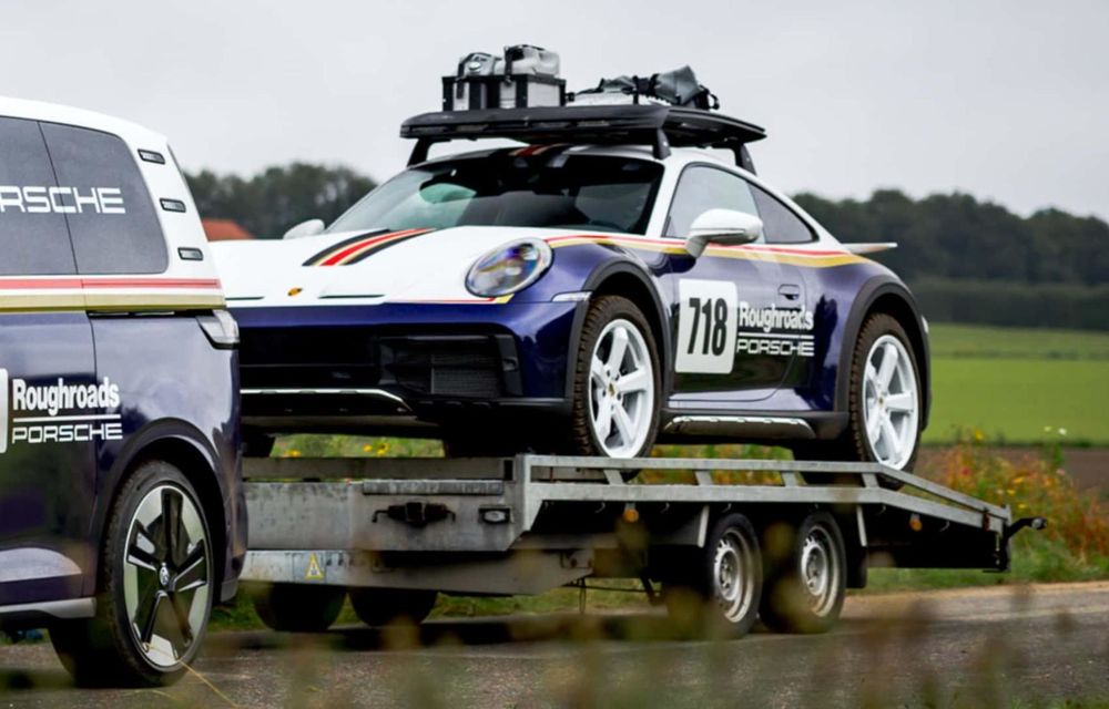 Volkswagen ID.Buzz, omagiu adus lui Porsche 911 Dakar - Poza 10