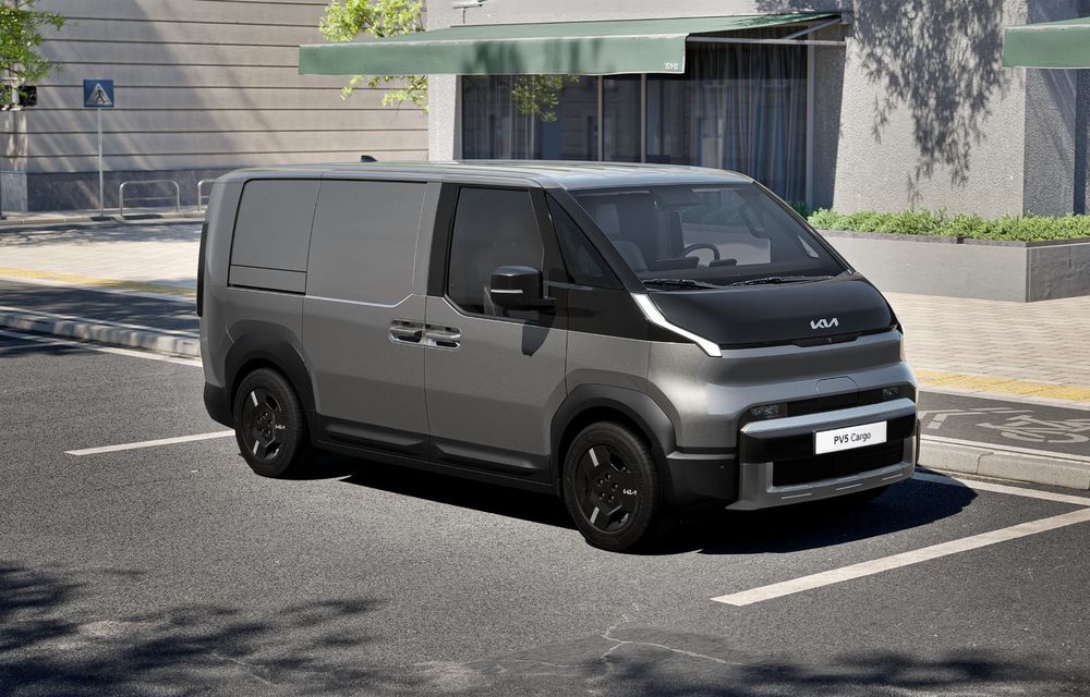 Noua Kia PV5, prima utilitară electrică a mărcii. Variante de transport pasageri și marfă - Poza 2