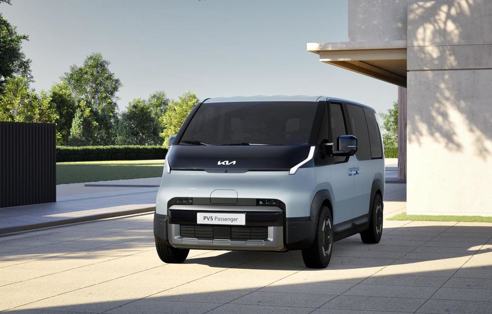 Noua Kia PV5, prima utilitară electrică a mărcii. Variante de transport pasageri și marfă - Poza 1