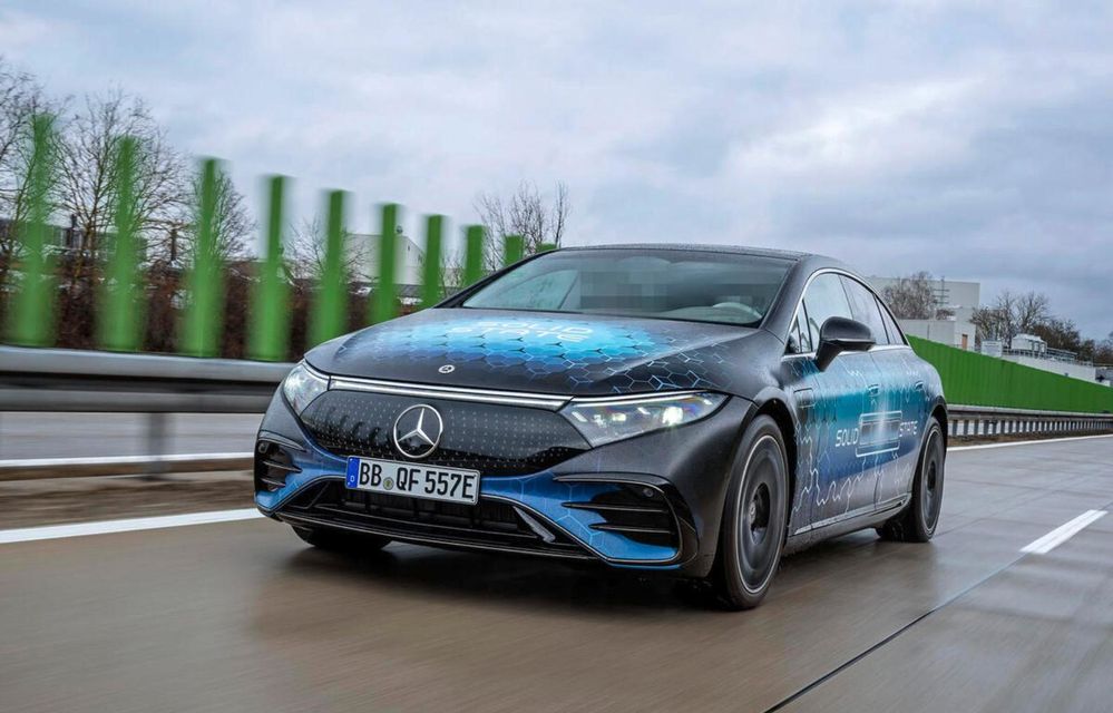 Mercedes-Benz testează o baterie în stare solidă care oferă autonomie de 1000 km - Poza 1