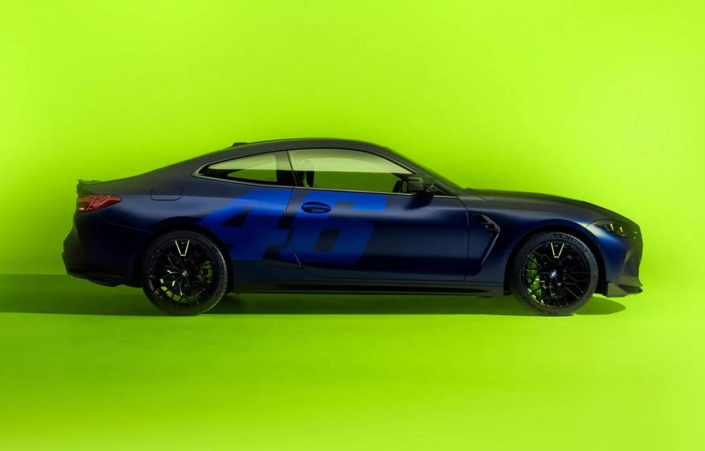 BMW M4 CS Edition VR46: ediție limitată tribut pentru Valentino Rossi - Poza 5