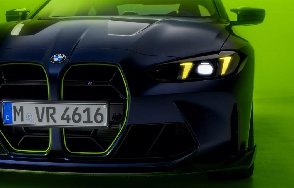 BMW M4 CS Edition VR46: ediție limitată tribut pentru Valentino Rossi - Poza 3