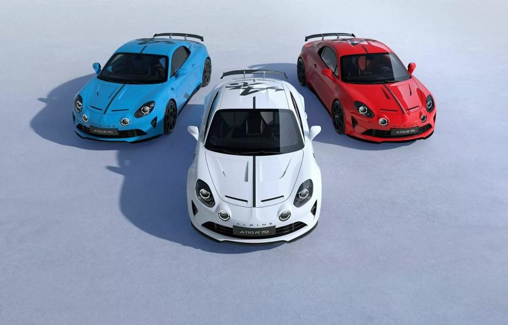 Alpine A110 a primit o ediție specială aniversară de 70 de ani - Poza 1