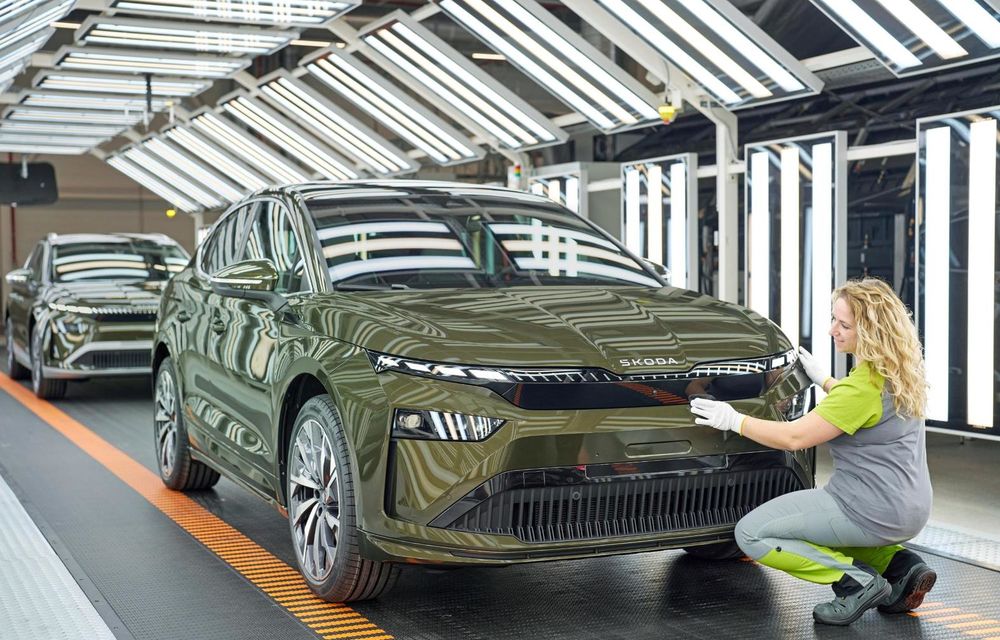 Noua Skoda Enyaq facelift a intrat în producție - Poza 1