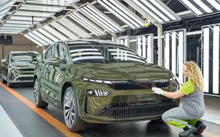 Noua Skoda Enyaq facelift a intrat în producție