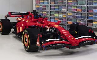 Lego a construit o replică la scară naturală a monopostului Ferrari de F1