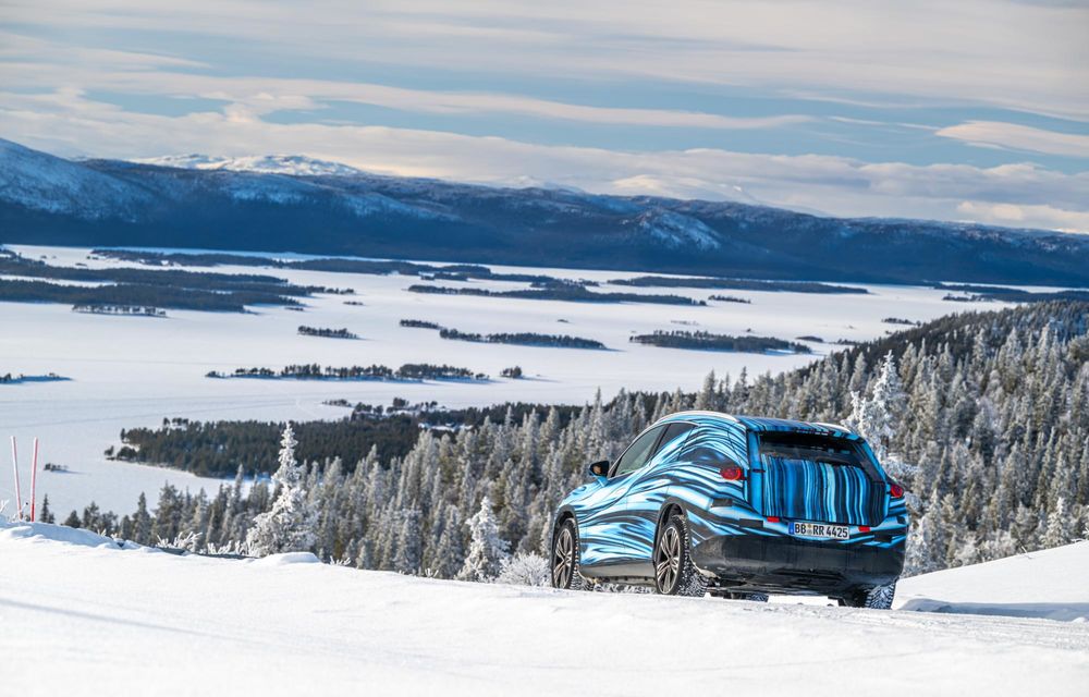 Mercedes-Benz: Primele imagini cu prototipurile viitorului GLC electric - Poza 6