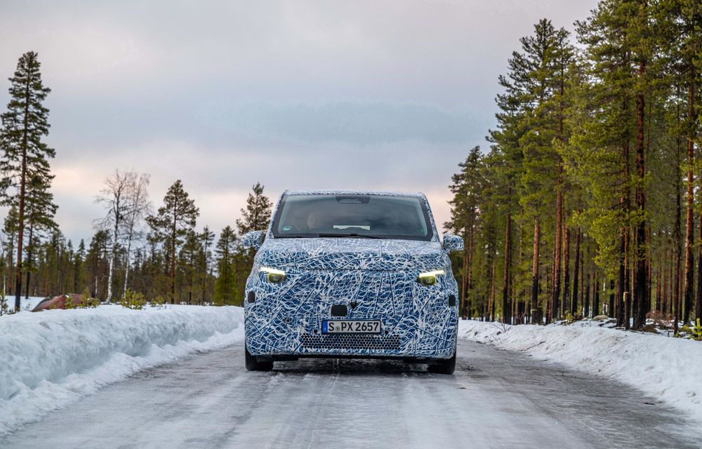 Mercedes-Benz: noua generație de utilitare, testată în apropiere de Cercul Arctic - Poza 11