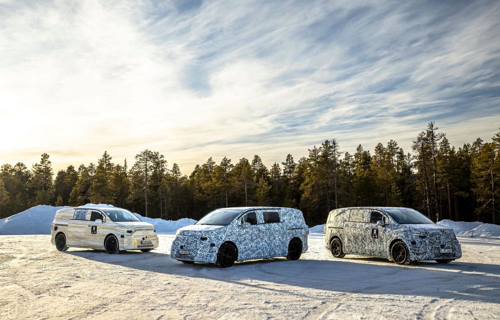 Mercedes-Benz: noua generație de utilitare, testată în apropiere de Cercul Arctic - Poza 21