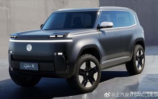 Noul concept MG CyberX anunță un viitor SUV electric