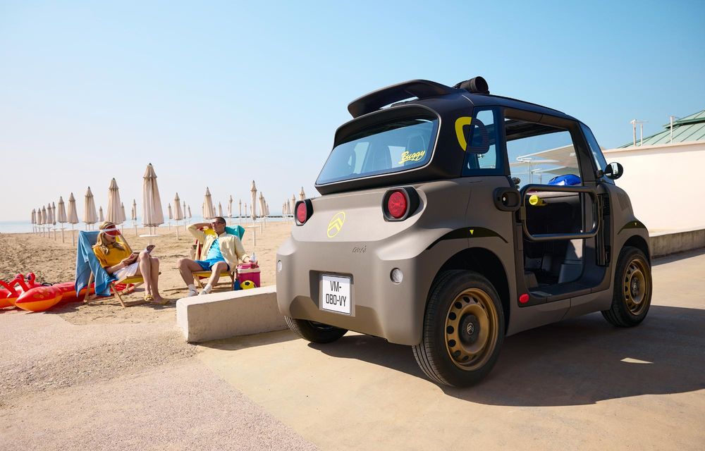 Citroen Ami Buggy revine: versiunea fără uși este acum produsă în masă - Poza 24
