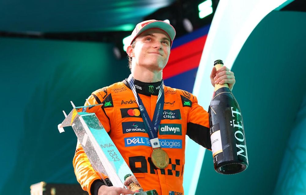 F1: Dublă McLaren la Miami: Oscar Piastri câștigă în fața lui Lando Norris - Poza 1