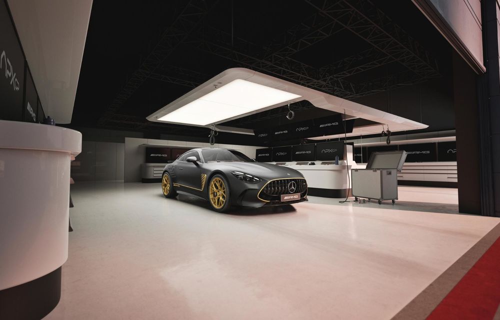 Noul Mercedes-AMG GT APXGP Edition: ediție limitată pentru noul film F1 - Poza 3