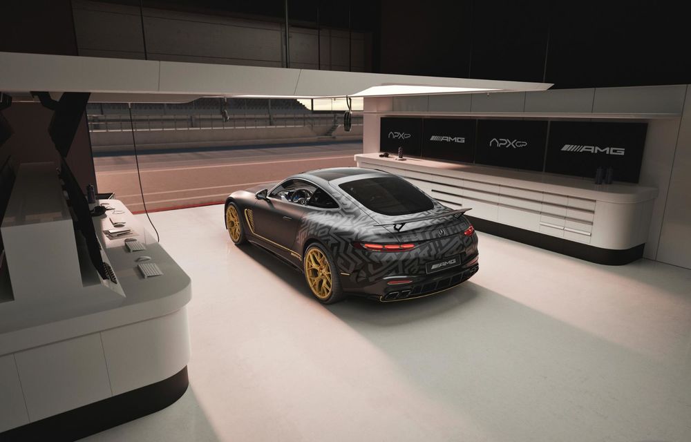 Noul Mercedes-AMG GT APXGP Edition: ediție limitată pentru noul film F1 - Poza 6